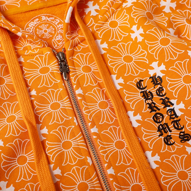 Chrome Hearts Zip Up Hoodie 8650